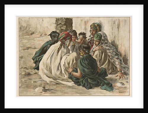 Jeux de Fillettes à Laghouat, 1899 by Étienne Dinet