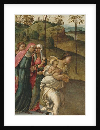 John the Baptist being carried to Zacharias, c. 1510 by Francesco Granacci (attributed to)