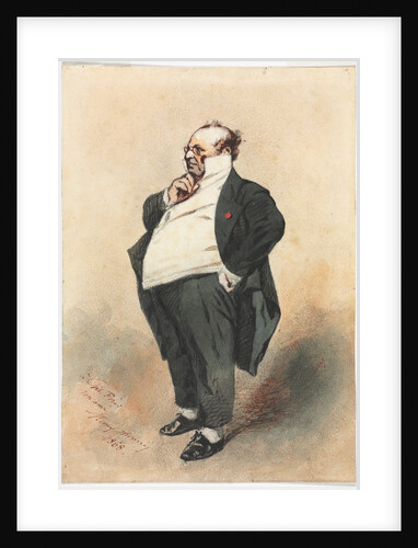 Joseph Prudhomme Standing, 1868 by Henry Bonaventure Monnier