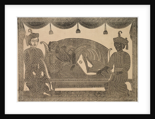 Kalighat Painting, 1800s by Shri Gobinda Chandra Roy