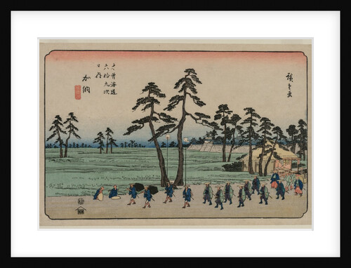 Kano, from the series Sixty-nine Stations of the Kisokaido, c. 1835-37 by Utagawa Hiroshige