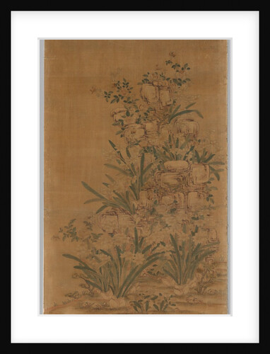 Ko Ssu Panel: Rocks and Narcissus, 1700s - 1800s by Unknown