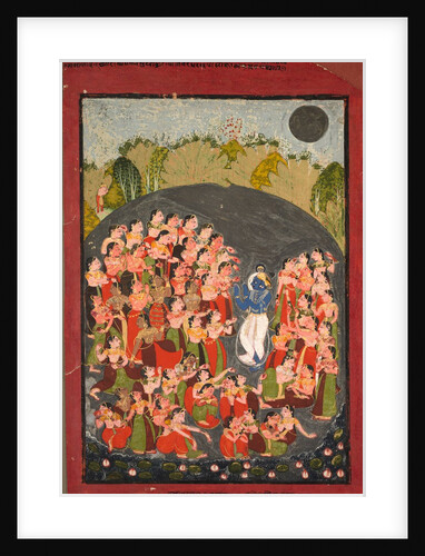 Krishna and the Gopis Gather for Rasamandala, c. 1720-1730 by Unknown