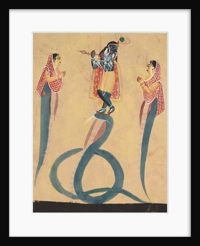 Krishna as Kali Worshipped by Radha, 1800s by Unknown