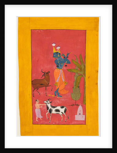 Krishna Fluting, c. 1675-1700 by Unknown