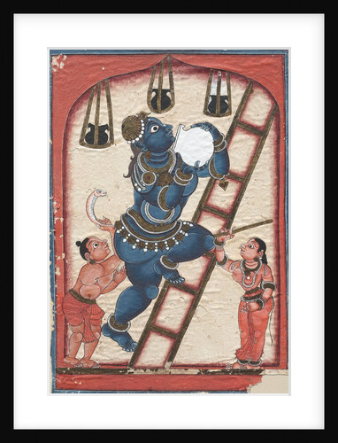 Krishna Stealing Curds, late 1700s by Unknown