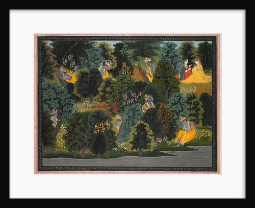 Krishna's Longing for Radha, from the Gita Govinda of Jayadeva, c. 1820-1825 by Unknown