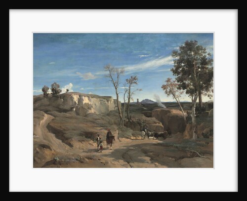 La Cervara, the Roman Campagna, c. 1830-31 by Jean Baptiste Camille Corot