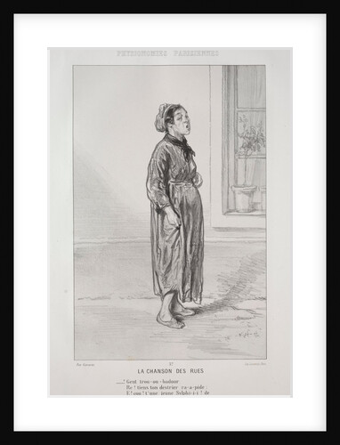 La Chanson des Rues by Paul Gavarni