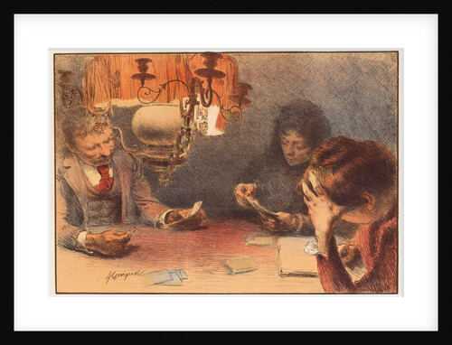 La Lampe, 1899? by François Guiguet