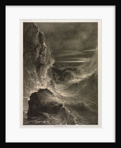 La Mer, 1851 by Alexandre Calame