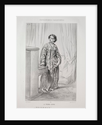 La Prima Dona by Paul Gavarni