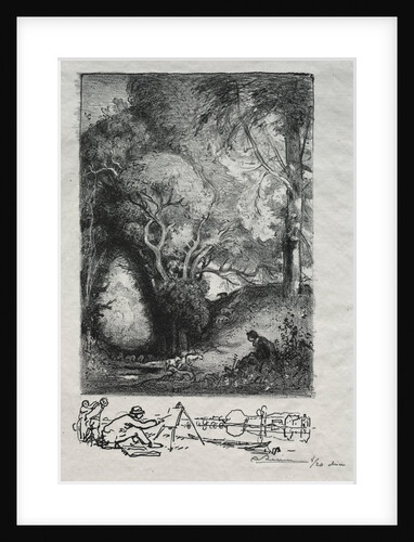 La Ravine en juin, 1913 by Auguste Louis Lepère