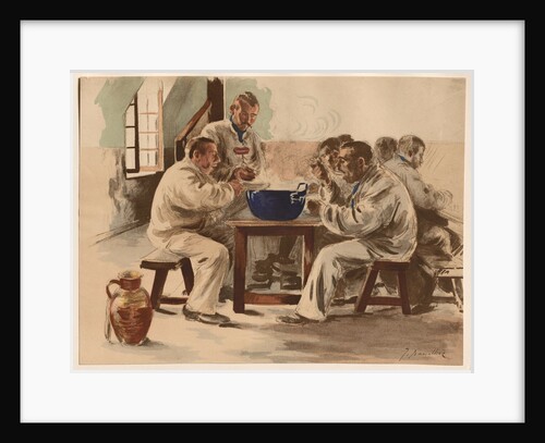 La Soupe à la Chambrée, 1899 by Jacques Baseilhac