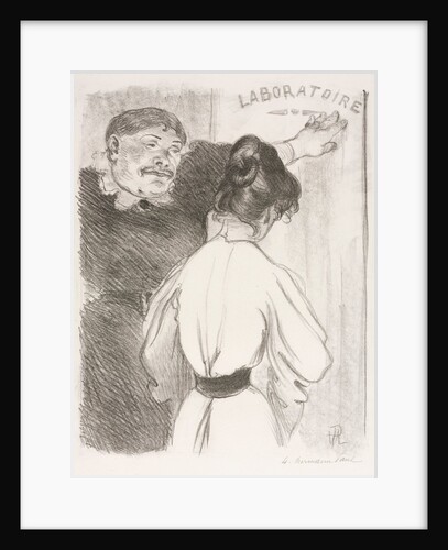 Laboratoire, c. 1900 by Hermann Paul