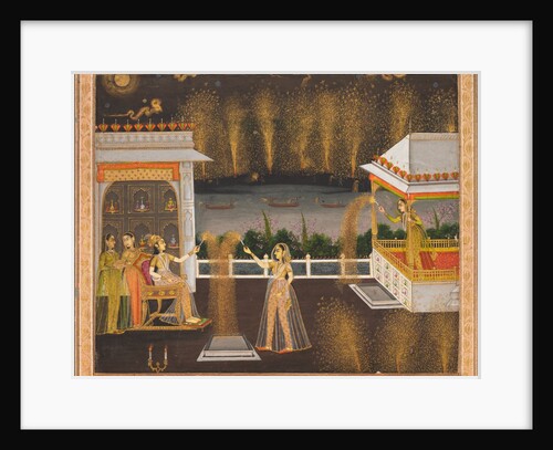 Ladies Celebrating Diwali, c. 1760 by Unknown