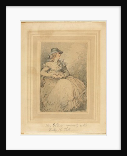 Lady Elliott, Commonly Called Dolly The Tall, 1775/1827 by Thomas Rowlandson