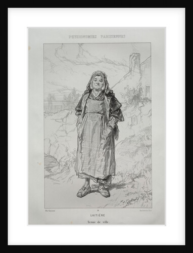 Laitière by Paul Gavarni