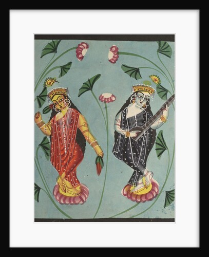 Lakshmi and Sarasvati, 1800s by Unknown