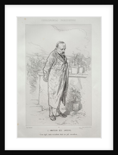 LAmateur des Jardins by Paul Gavarni