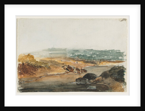 Landscape by Antoine-Louis Barye