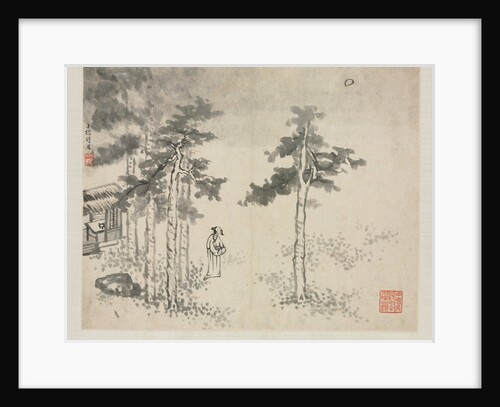Landscape Album in Various Styles: Shibiao Waiting for the Moon, 1684 by Zha Shibiao