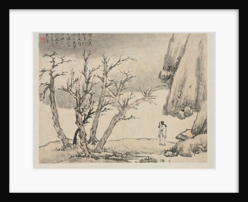 Landscape Album in Various Styles: Snowy Landscape, 1684 by Zha Shibiao