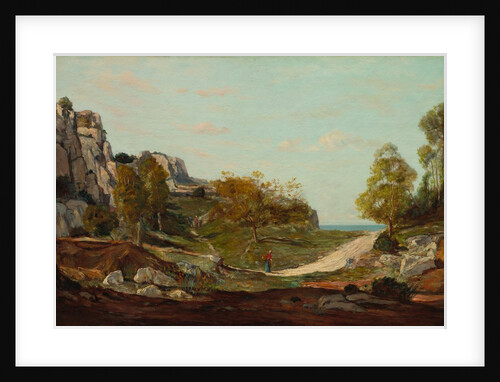 Landscape at Saint-André, Near Marseilles, c. 1865 by Paul Guigou