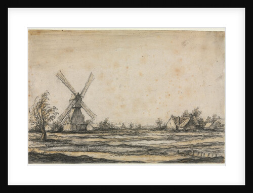 Landscape with a Windmill near a Farmstead, 1642-1644 by Aelbert Cuyp