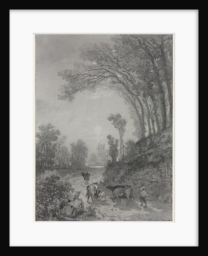 Landscape with Cows, second half 19th century by Émile van Marcke