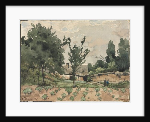 Landscape with Farmhouse, 1892 by Henri Joseph Harpignies
