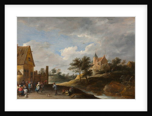 Landscape with Peasants Dancing, c. 1645-1650 by David Teniers