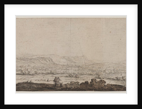 Landscape with the Village of Schenkenschanz, Gelderland, 1600s by Herman Saftleven