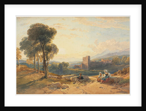 Landscape, Italy, 1872 by William Leighton Leitch