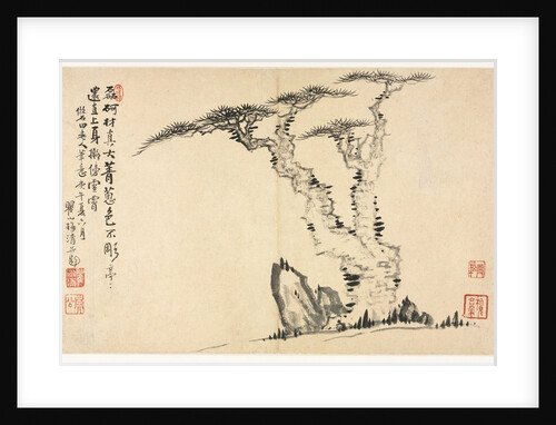 Landscapes in Various Styles after Old Masters, 1690 by Mei Qing