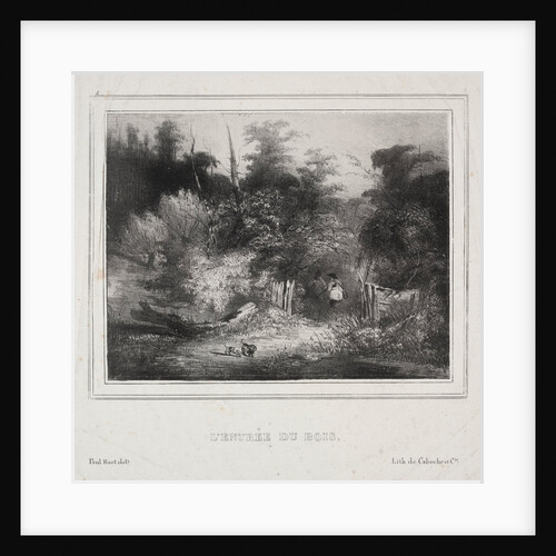Landscapes: The Entrance of a Forest, 1829 by Paul Hüet