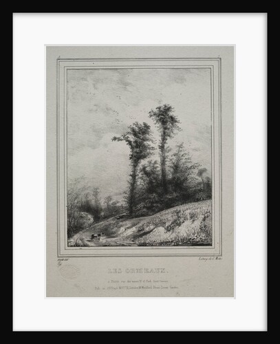 Landscapes: Young Elm Trees, 1829 by Paul Hüet