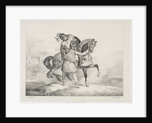 Lara blessé by Théodore Géricault