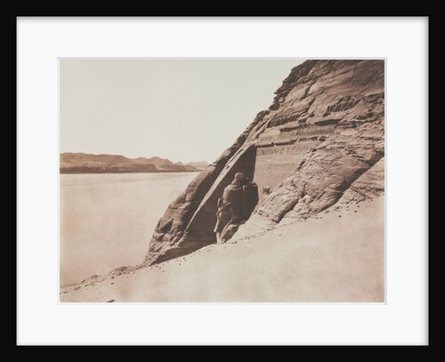 Large Speos - View taken from the Sand Slope, Abu Simbel, 1851-1852 by Félix Teynard; Goupil et Cie