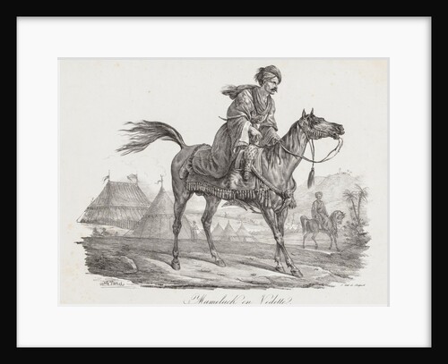 Large Suite of Horses: Mounted Mamelucke, c. 1818 by Carle Vernet