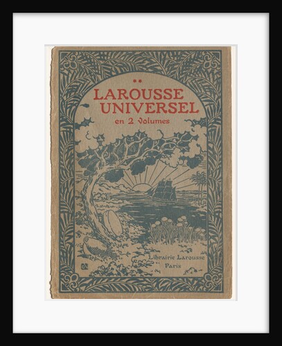 Larousse Universal: Cover by Georges Auriol; Librarie Larousse