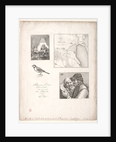 Lart de la litographie:Four Subjects after Falger by Alois Senefelder