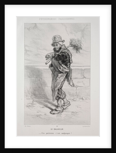 Le Balayeur by Paul Gavarni