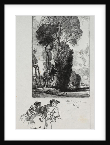 Le Bocage, 1909 by Auguste Louis Lepère