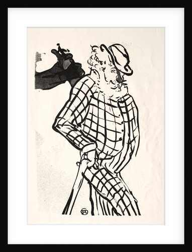 Le Café-concert: Chanteur Americain, 1893 by Henri de Toulouse-Lautrec