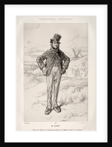 Le Lundi by Paul Gavarni