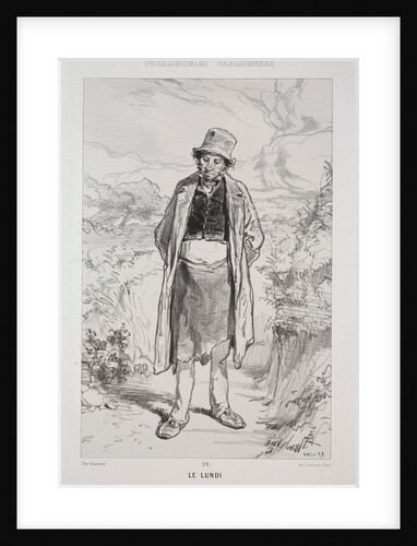 Le Lundi by Paul Gavarni