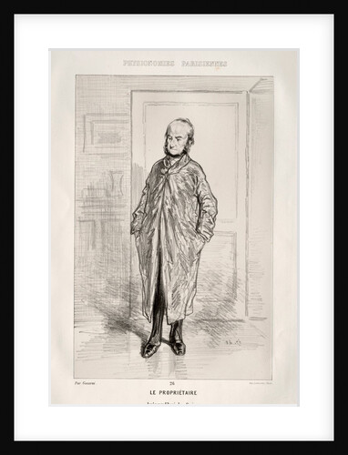 Le Propriétaire by Paul Gavarni