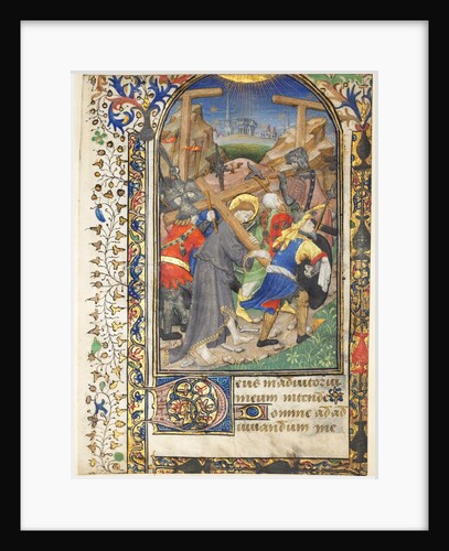 Leaf Excised from the Tarleton Hours: Christ Carrying the Cross, c. 14 by Unknown