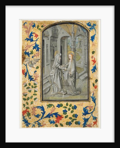 Leaf from a Book of Hours: Annunciation to the Shepherds, c. 1470-1480 by Guillaume Vrelant
